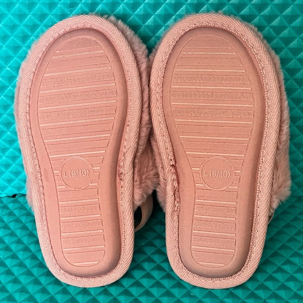 NEW - CAT & JACK Toddler Nova Puff Scuff Slippers | L 9-10